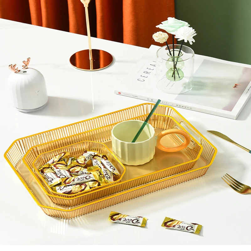 Luxury Decorative Trays Europe Kitchen Organizer Plastic Vanity Snack Plate For Presentation Fruit Food Storage
Luxury Decorative Trays Europe Kitchen Organizer Plastic Vanity Snack Plate For Presentation Fruit Food Storage