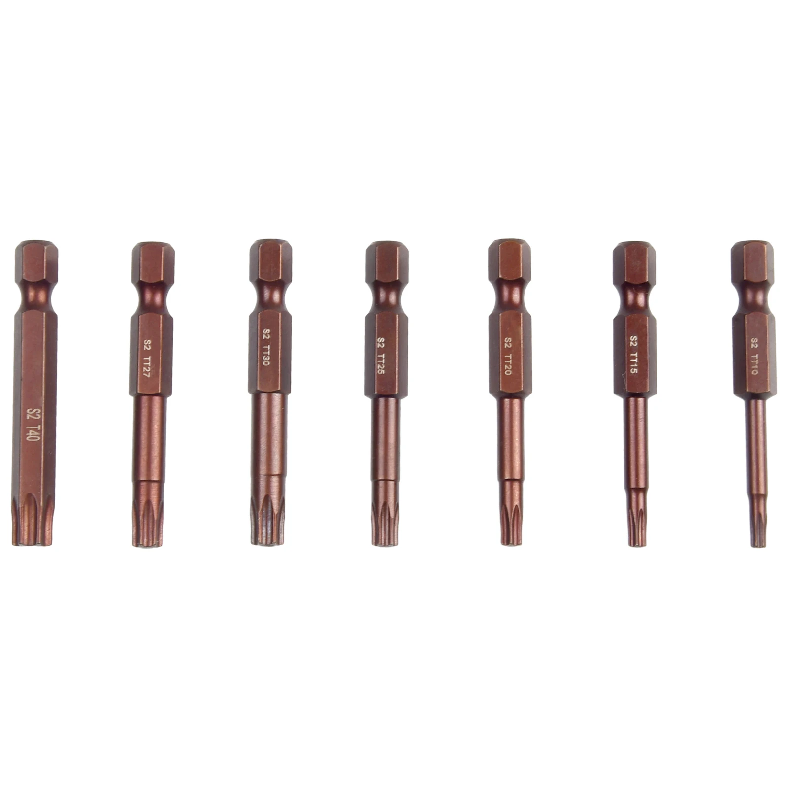 7pcs Torx Screwdriver Bits 1/4\\'\\' Hex Shank Screwdriver Magnetic Drive Torx Star Bit Socket Set No Hole Screwdriver 50mm
7pcs Torx Screwdriver Bits 1/4\\'\\' Hex Shank Screwdriver Magnetic Drive Torx Star Bit Socket Set No Hole Screwdriver 50mm