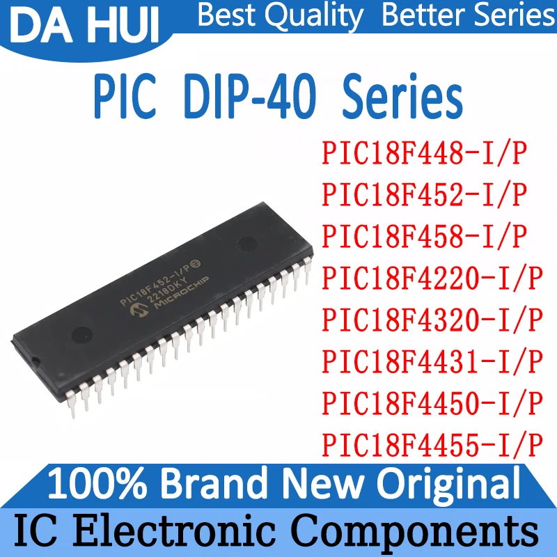 PIC18F448-I/P PIC18F452-I/P PIC18F458-I/P PIC18F4220-I/P PIC18F4320-I/P PIC18F4431-I/P PIC18F4450-I/P PIC18F4455-I/P IC MCU Chip
PIC18F448-I/P PIC18F452-I/P PIC18F458-I/P PIC18F4220-I/P PIC18F4320-I/P PIC18F4431-I/P PIC18F4450-I/P PIC18F4455-I/P IC MCU Chip