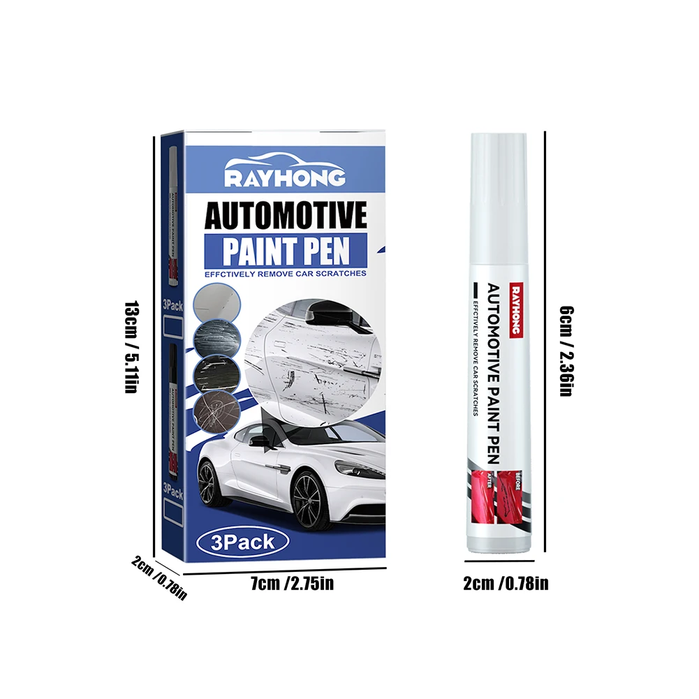 3pcs/set White Car Scratch Repair Paint Pen Universal Auto Touch Up Pens Car Deep / Light Scratches Clear Remover For Most Cars
3pcs/set White Car Scratch Repair Paint Pen Universal Auto Touch Up Pens Car Deep / Light Scratches Clear Remover For Most Cars