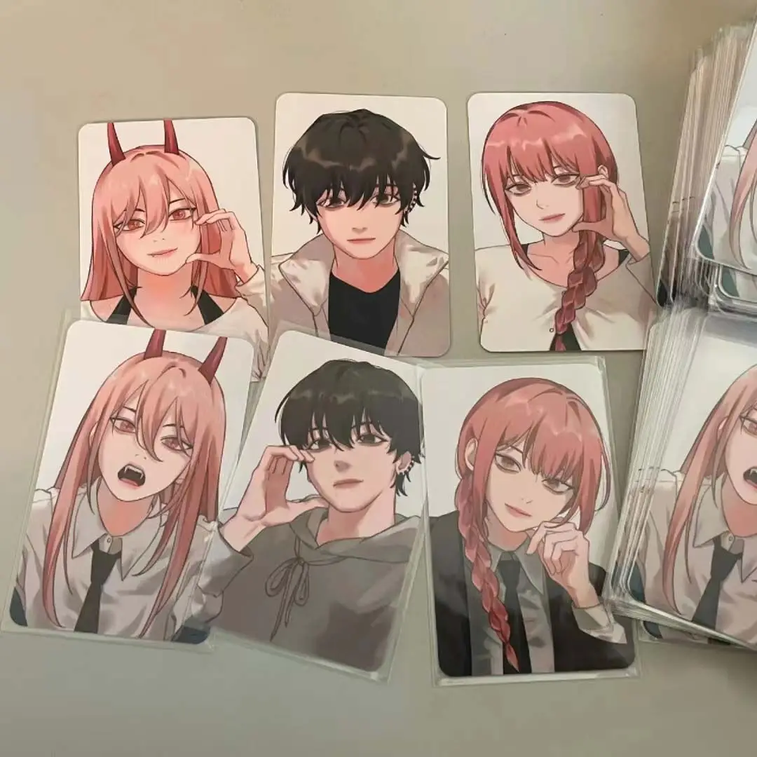 Anime Chainsaw Man Makima Power Jujutsu Kaisen Fushiguro Megumi collection card Entertainment toys Two-dimensional peripheral
Anime Chainsaw Man Makima Power Jujutsu Kaisen Fushiguro Megumi collection card Entertainment toys Two-dimensional peripheral