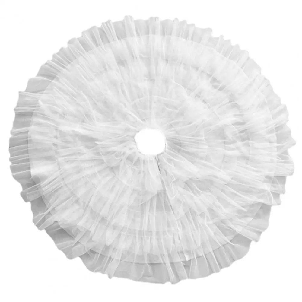 Tree Skirt with Lace Detail Elegant Lace Design Christmas Tree Skirt Protect Floors Create Warm Semi-mechanical Cake Tree Dress
Tree Skirt with Lace Detail Elegant Lace Design Christmas Tree Skirt Protect Floors Create Warm Semi-mechanical Cake Tree Dress