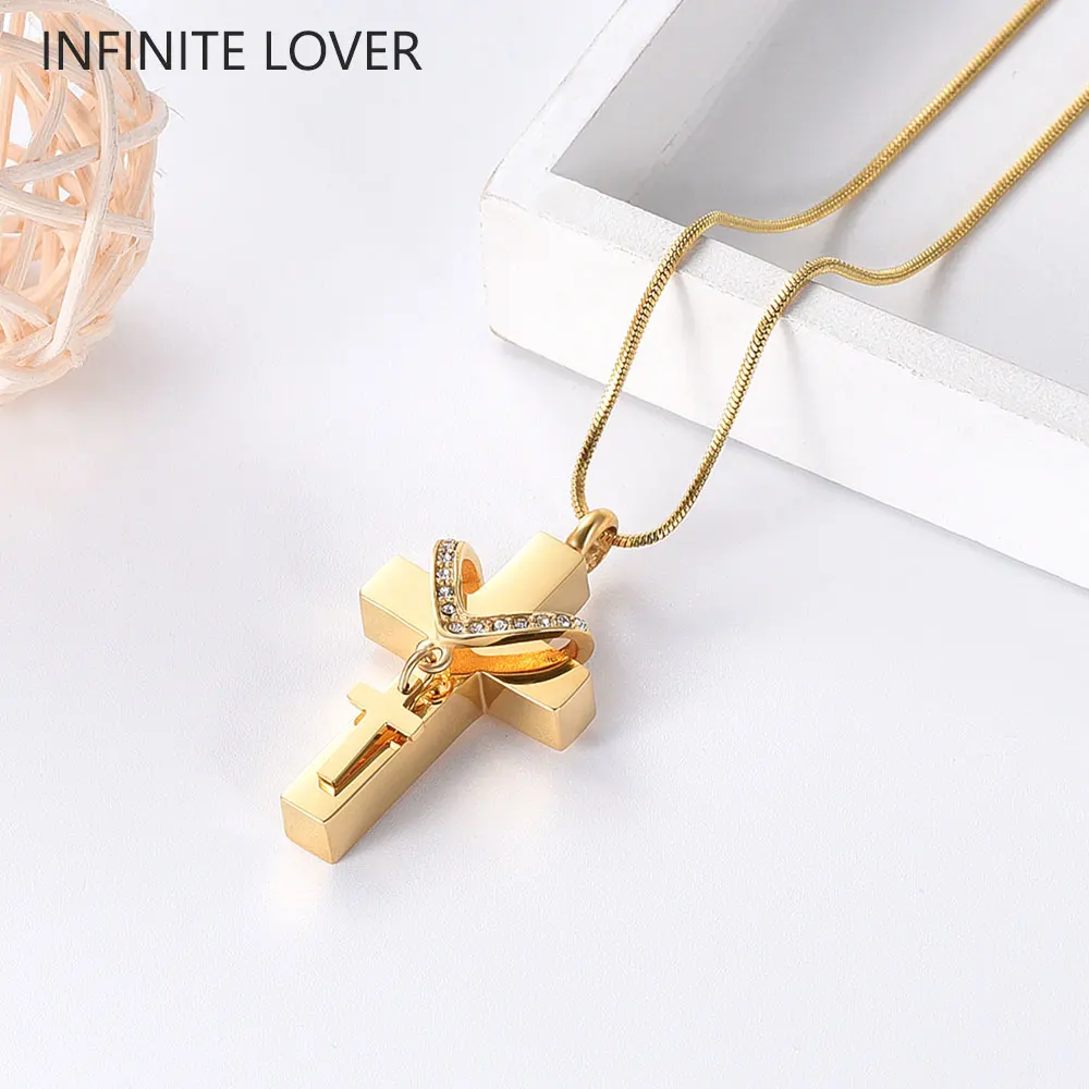Cross Memorial Cremation Ashes Urn Pendant Necklace Stainless Steel Keepsake Jewelry Wholesale Memory Ashes Humen Necklaces New
Cross Memorial Cremation Ashes Urn Pendant Necklace Stainless Steel Keepsake Jewelry Wholesale Memory Ashes Humen Necklaces New