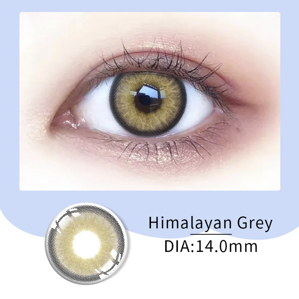 YIMEIXI 1Pair/2pcs Colored Contact Lenses For Eyes Natural Color Lenses Women Men Makeup Accessories with Contact Lens Case Gift YIMEIXI 1Pair/2pcs Colored Contact Lenses For Eyes Natural Color Lenses Women Men Makeup Accessories with Contact Lens Case Gift
