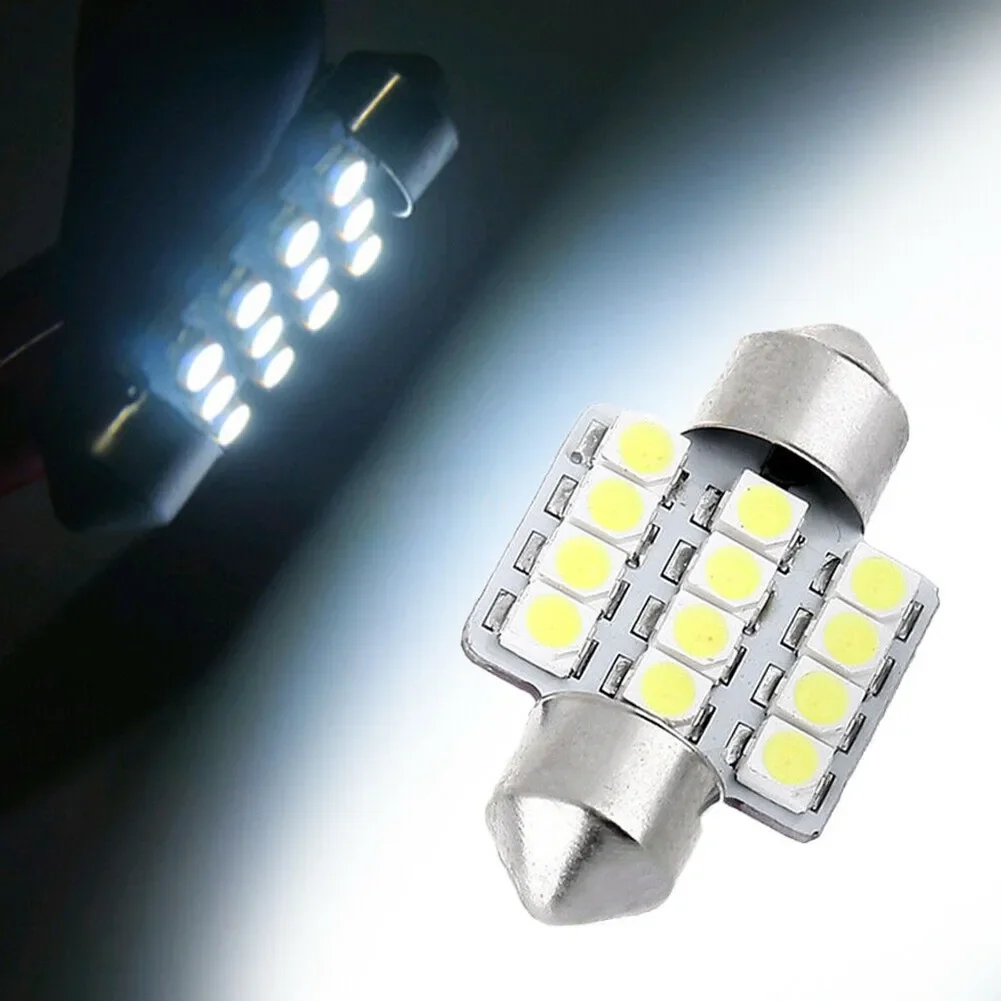 Xenon White LED Bulbs 2PCS 31mm Festoon Dome Lights Suitable For Cargo Trunk And License Plate Long Lasting Life
Xenon White LED Bulbs 2PCS 31mm Festoon Dome Lights Suitable For Cargo Trunk And License Plate Long Lasting Life