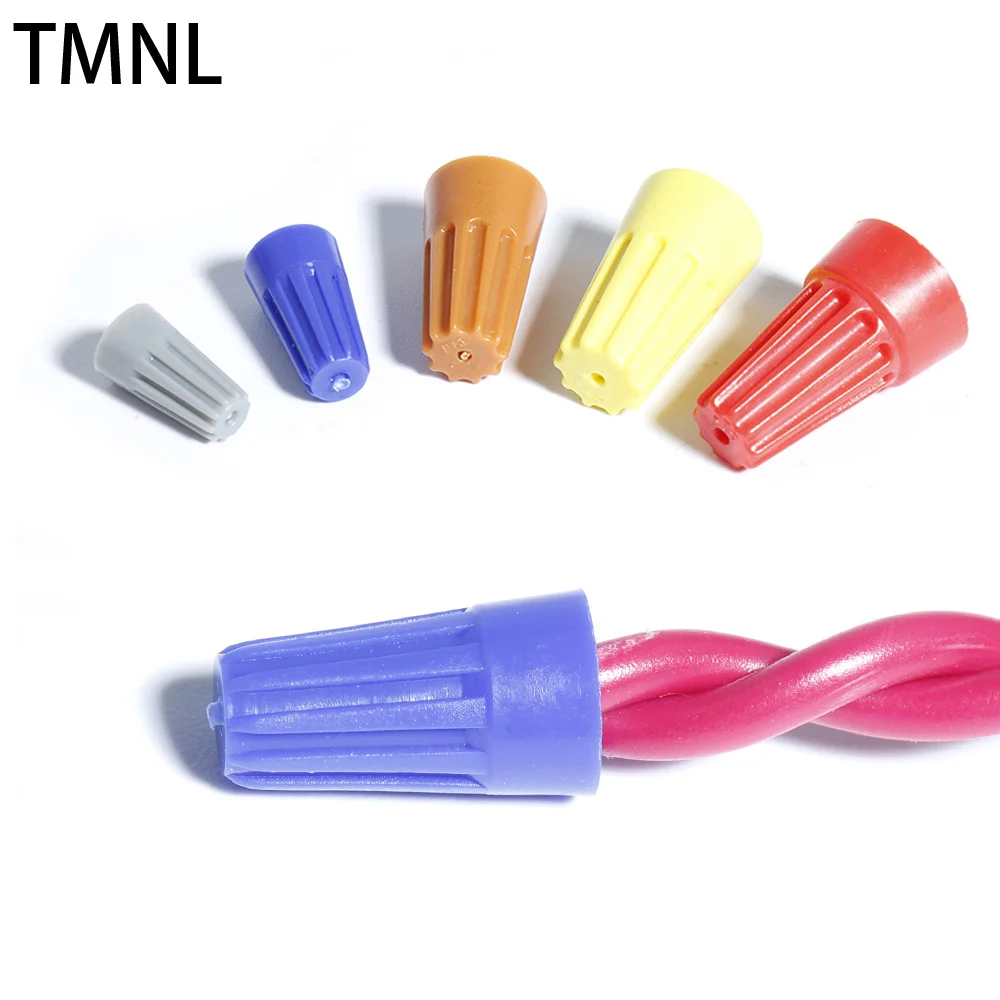 

Crimp Twist Terminal Nut Spring Cap Insert Electrical Connection Screw Cap Kit pressing wiring Quick Wire Electrical Insulation