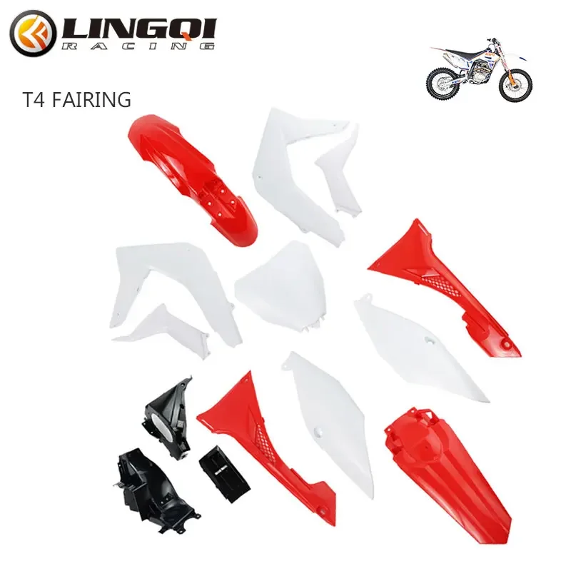 

Комплект обтекателей LYNNCHI для мотоцикла T4, пластиковые накладки на переднее и заднее крыло, крылья для байка Kayo T2 T 4