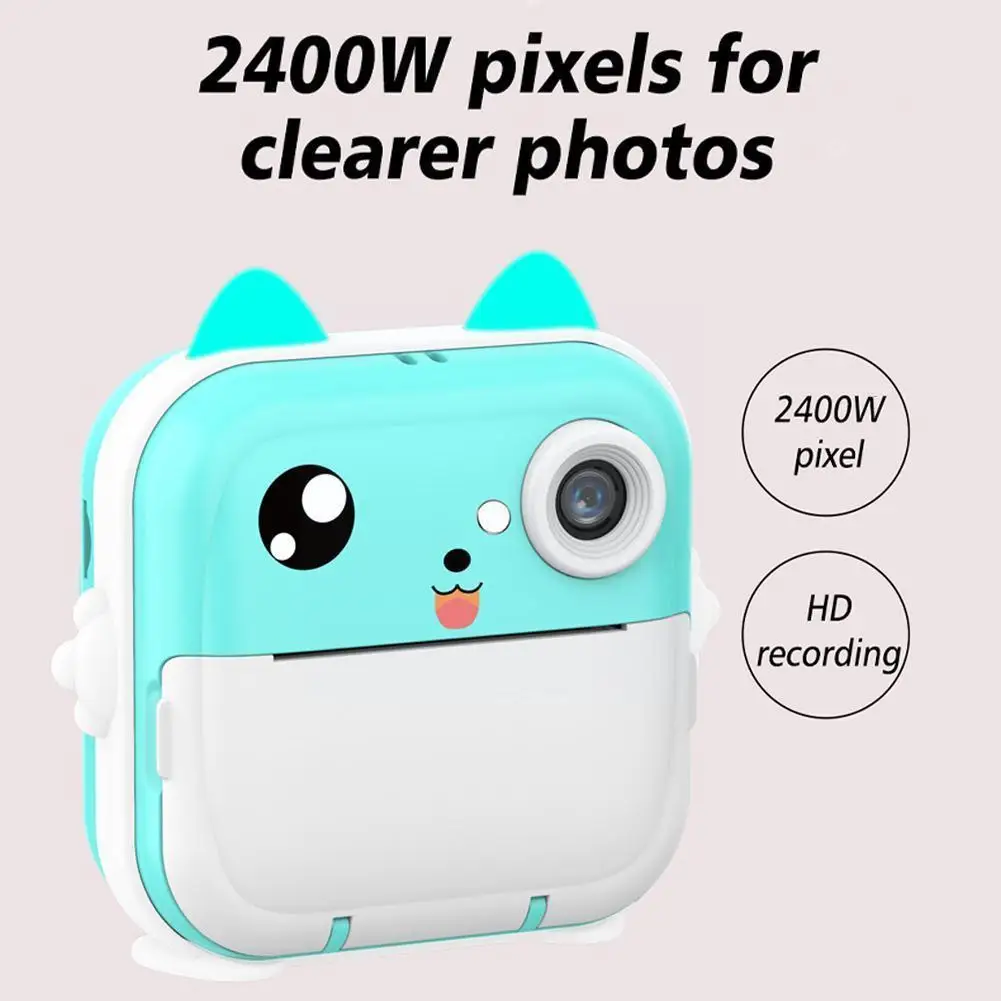Children Instant Print Camera Kids Digital Photo Video Camera with Thermal Printer Child Camera Birthday Gift Toy for Boy G F8U5 
Children Instant Print Camera Kids Digital Photo Video Camera with Thermal Printer Child Camera Birthday Gift Toy for Boy G F8U5