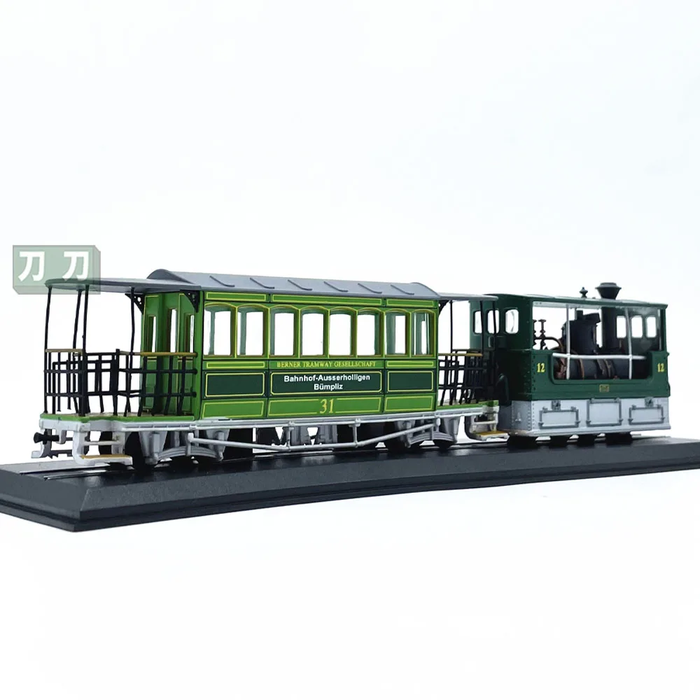 

Diecast 1:87 Scale Rail Tram Vintage Steam Locomotive G3-3(SLM)-1894 Swiss Alloy Car Model ATLAS Collection Toys Gifts Display