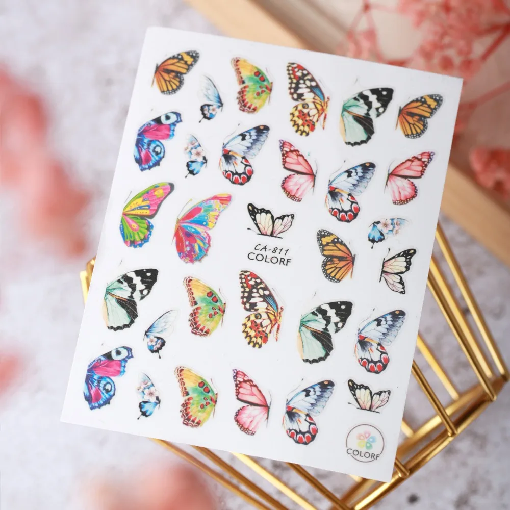 Aurora Big Butterfly Nail Stickers Manicure Accessories Korean Ins Style Flowers Nail Decorations Dragonfly Nail Decals
Aurora Big Butterfly Nail Stickers Manicure Accessories Korean Ins Style Flowers Nail Decorations Dragonfly Nail Decals