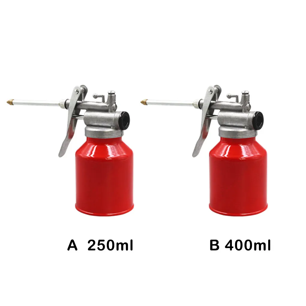 

High Pressure Pump Workmanship Compact Size 250ML 400ML Firmness Multipurpose Motorcycle Repairing Metal Oiler Oil Bottle