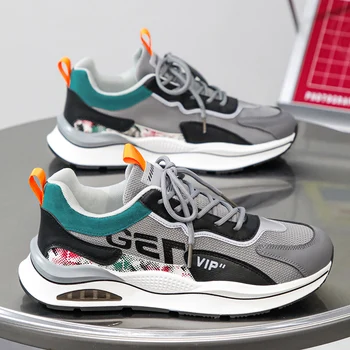 CYYTL 남성용 여름 운동화, 테니스 캐주얼, 통기성 패션, 야외 달리기, 스포츠 플랫폼 디자이너, 럭셔리 스케이트보드 상품 이미지