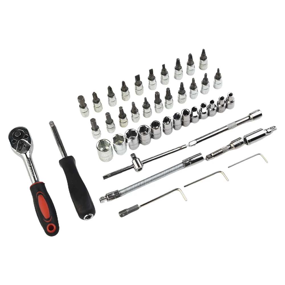 Joint Car tool set Rotating Connector Handle Ratchet Replacement Slider Spanner Vehicle 46pcs Accessories Auto
Joint Car tool set Rotating Connector Handle Ratchet Replacement Slider Spanner Vehicle 46pcs Accessories Auto