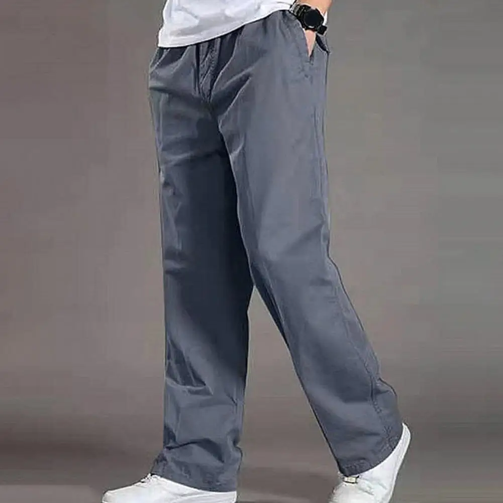 Men Sweatpants Solid Color Men Sweatpants Solid Color Wide Leg Men's Cargo Pants With Elastic Waist Multiple Pockets Trousers
Men Sweatpants Solid Color Men Sweatpants Solid Color Wide Leg Men's Cargo Pants With Elastic Waist Multiple Pockets Trousers