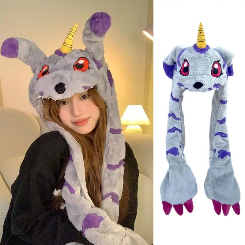 Anime Peripheral Kawaii Digimon Adventure Gabumon Plush Toy Hat Scarf Gloves One-Piece Movable Ears Winter Halloween Gift
Anime Peripheral Kawaii Digimon Adventure Gabumon Plush Toy Hat Scarf Gloves One-Piece Movable Ears Winter Halloween Gift