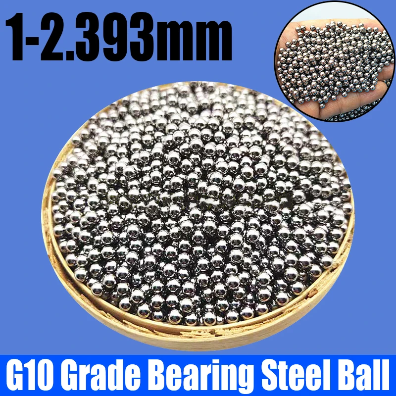100PCS G10 Grade Bearing Steel Ball High Precision Bearings Roller Beads Chromium Steel Ball For Slide Guide Dia 1mm-2.393mm
100PCS G10 Grade Bearing Steel Ball High Precision Bearings Roller Beads Chromium Steel Ball For Slide Guide Dia 1mm-2.393mm