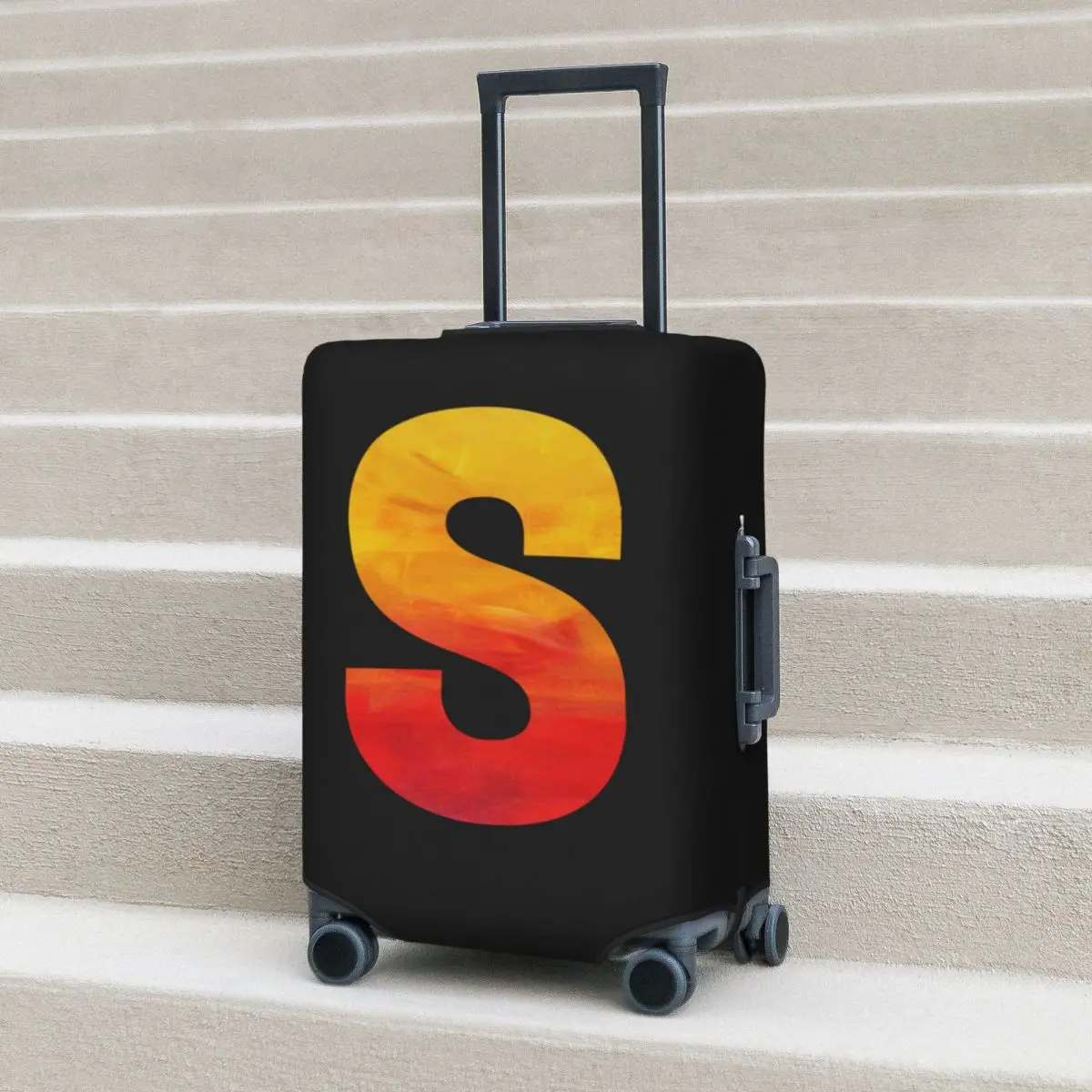 Painted Alphabet S Monogram Suitcase Cover Graffiti Useful Business Protection Luggage Supplies Vacation
Painted Alphabet S Monogram Suitcase Cover Graffiti Useful Business Protection Luggage Supplies Vacation