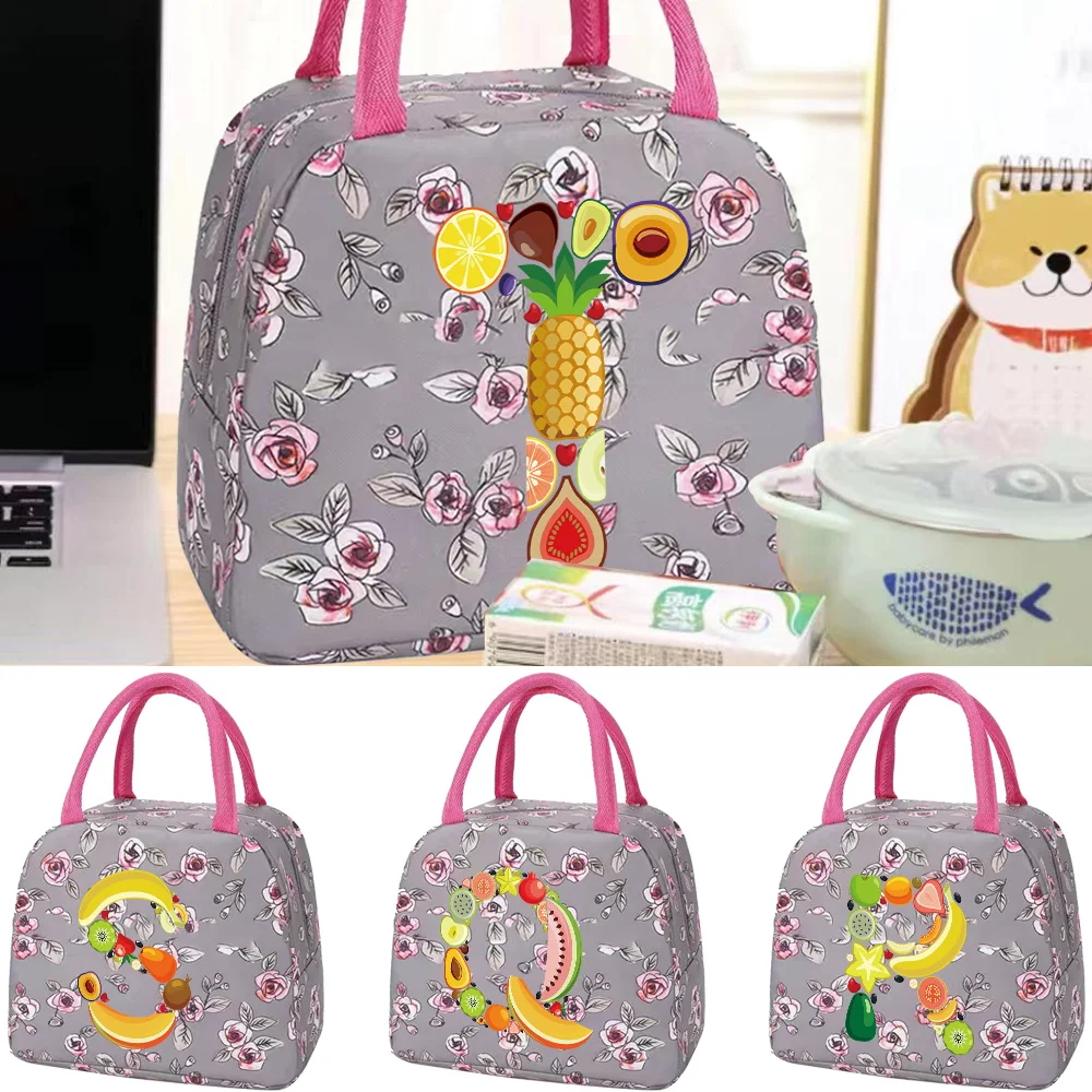 Insulated Lunch Bag for School Office Nursing Portable Thermal Cooler Fruit Letter Lunch Box Women Picnic Travel Breakfast Box
Insulated Lunch Bag for School Office Nursing Portable Thermal Cooler Fruit Letter Lunch Box Women Picnic Travel Breakfast Box