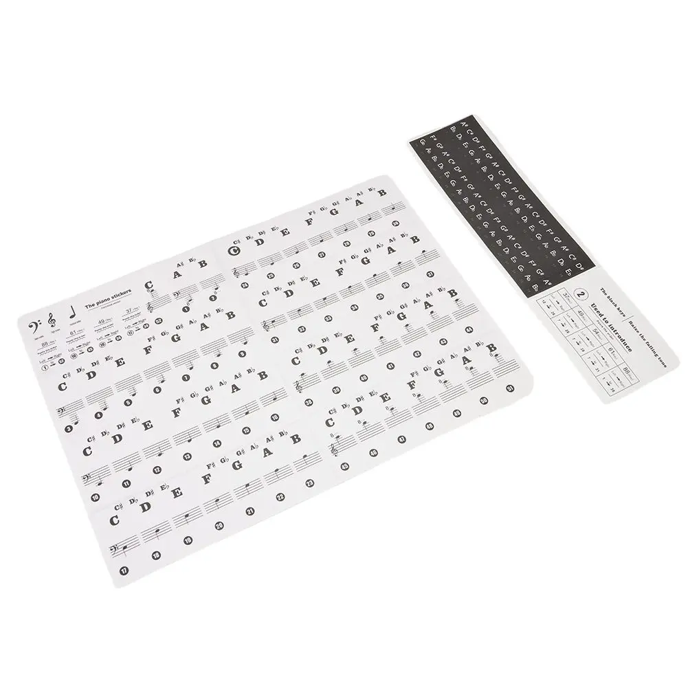 1pc Music Keyboard Piano Educational Clear Laminated Stickers For 88/61/54/49 Key Transparent PVC Keys Piano Laminated Sticker
1pc Music Keyboard Piano Educational Clear Laminated Stickers For 88/61/54/49 Key Transparent PVC Keys Piano Laminated Sticker