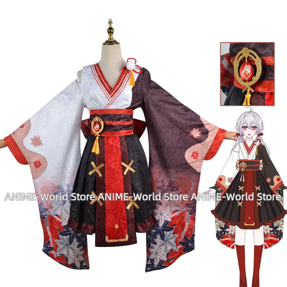 Game Genshin Impact Kaedehara Kazuha Cosplay Costume Genshin Kazuha Female Cosplay Lolita Girl Kimono Dress Cosplay Full Set
Game Genshin Impact Kaedehara Kazuha Cosplay Costume Genshin Kazuha Female Cosplay Lolita Girl Kimono Dress Cosplay Full Set