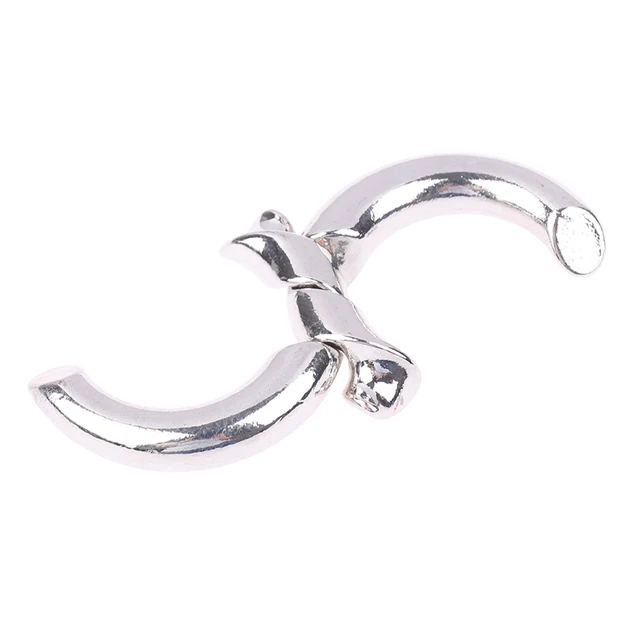 Puzzle labyrinthe débloqué classique avec anneau en métal, jouet IQ Beaumont, casse-tête, jeux d'interaction pour parents et enfants 1