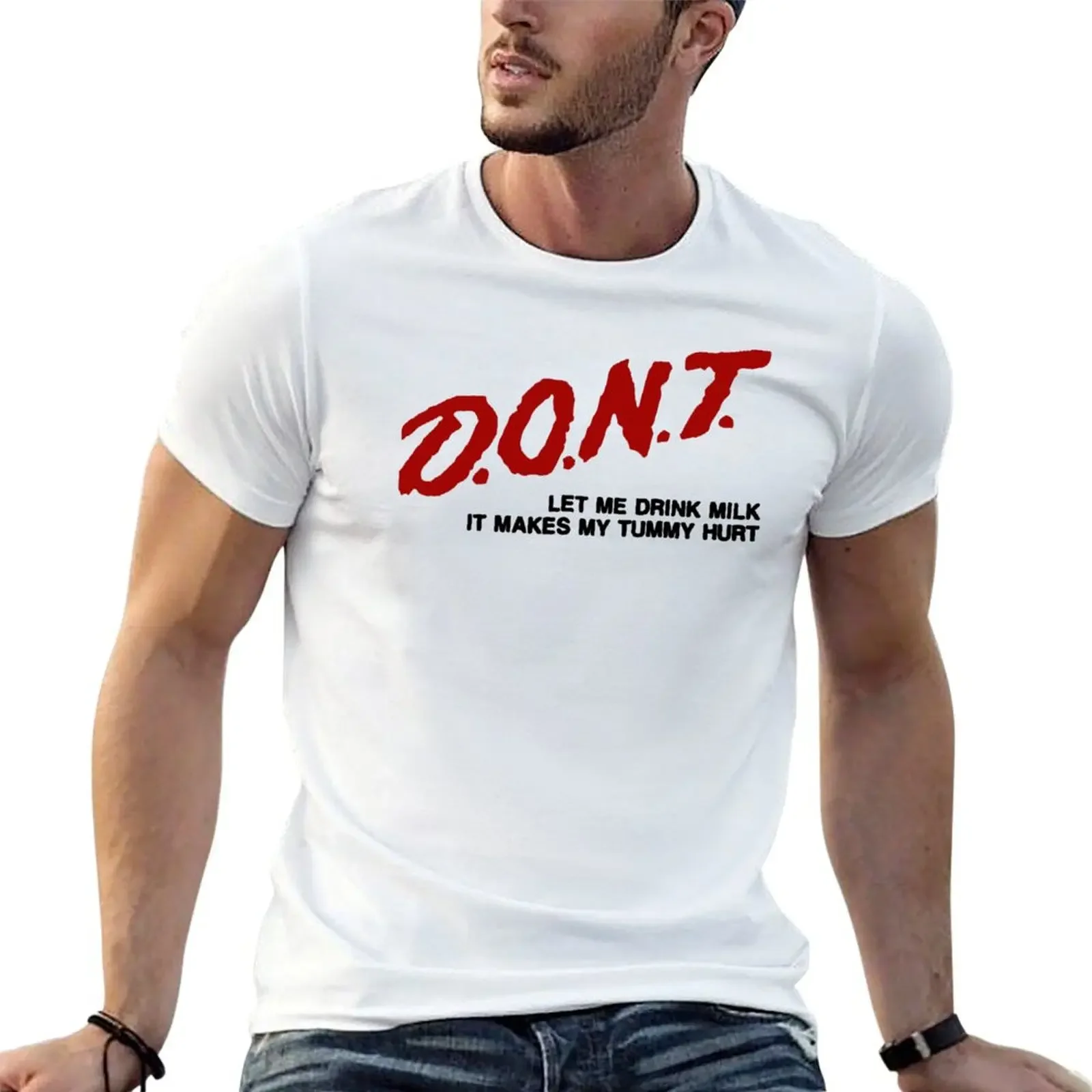 Don't let me drink milk it makes my tummy hurt T-shirt customizeds quick-drying tees designer t shirt men 
Don't let me drink milk it makes my tummy hurt T-shirt customizeds quick-drying tees designer t shirt men