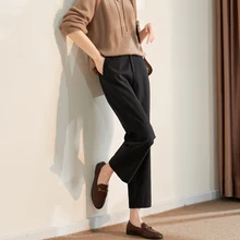 Lady French Casual Wide Leg Pants Urban Joggers Loose Vintage High Waist Solid Straight Trousers Office Wear Women Capris Pants
Lady French Casual Wide Leg Pants Urban Joggers Loose Vintage High Waist Solid Straight Trousers Office Wear Women Capris Pants