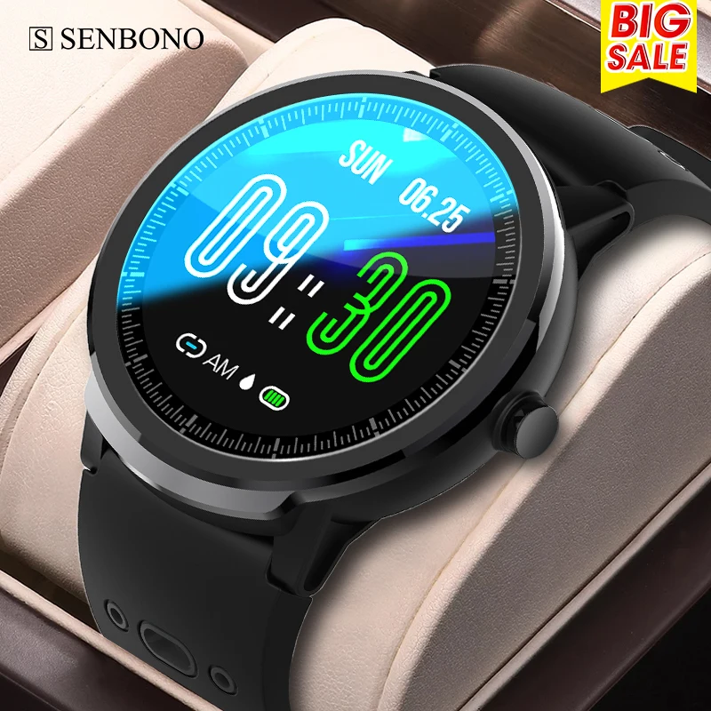 SENBONO 2022 Smart Watches Custom Watch Face Blood Pressure Monitor Sports Heart Rate Sleep monitor IP68 Waterproof Smart Watch
SENBONO 2022 Smart Watches Custom Watch Face Blood Pressure Monitor Sports Heart Rate Sleep monitor IP68 Waterproof Smart Watch