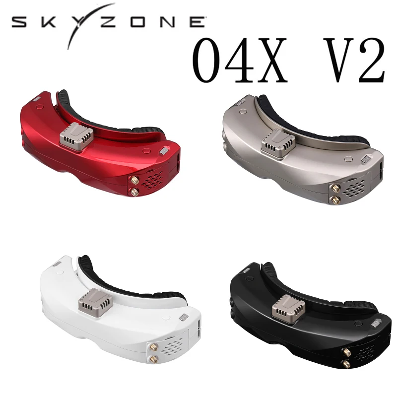 Skyzone SKY04X 04X V2 OLED 5.8GHz 48CH Goggles Support With Head Tracker Fan DVR FPV Camera Steadyview Receiver For Racing Drone
Skyzone SKY04X 04X V2 OLED 5.8GHz 48CH Goggles Support With Head Tracker Fan DVR FPV Camera Steadyview Receiver For Racing Drone