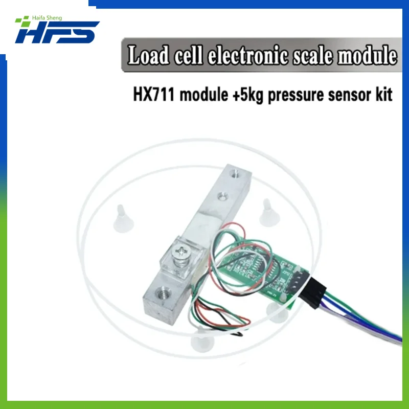 

Digital Load Cell Weight Sensor HX711 AD Converter Breakout Module 5KG 10KG Portable Electronic Kitchen Scale for Arduino Scale