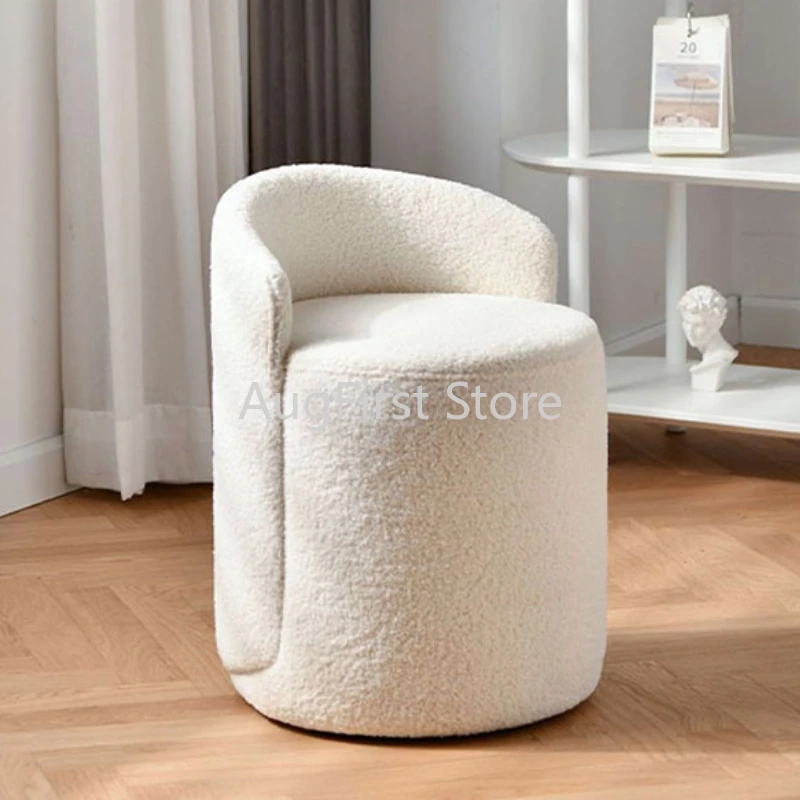 Modern Luxury Bedroom Dressing Stool Ottoman with Backrest Rotatable Makeup Pouf Chair Velvet Leather Space Saving Furniture
Modern Luxury Bedroom Dressing Stool Ottoman with Backrest Rotatable Makeup Pouf Chair Velvet Leather Space Saving Furniture