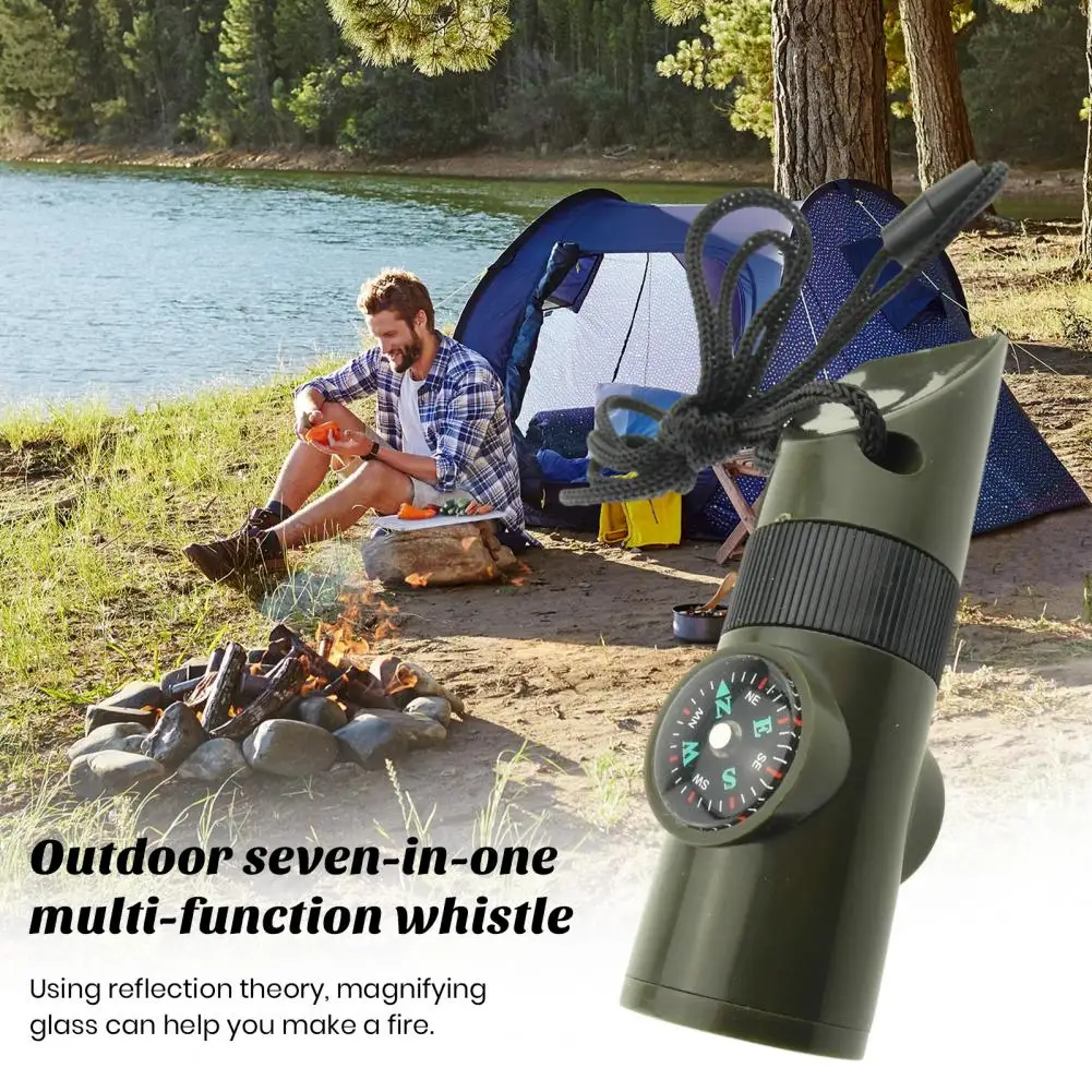 7 In 1 Whistle Compass Thermometer Multifunctional Outdoor Survival Tools Travel Camping Hiking Warning tools Nylon Neck Rope
7 In 1 Whistle Compass Thermometer Multifunctional Outdoor Survival Tools Travel Camping Hiking Warning tools Nylon Neck Rope
