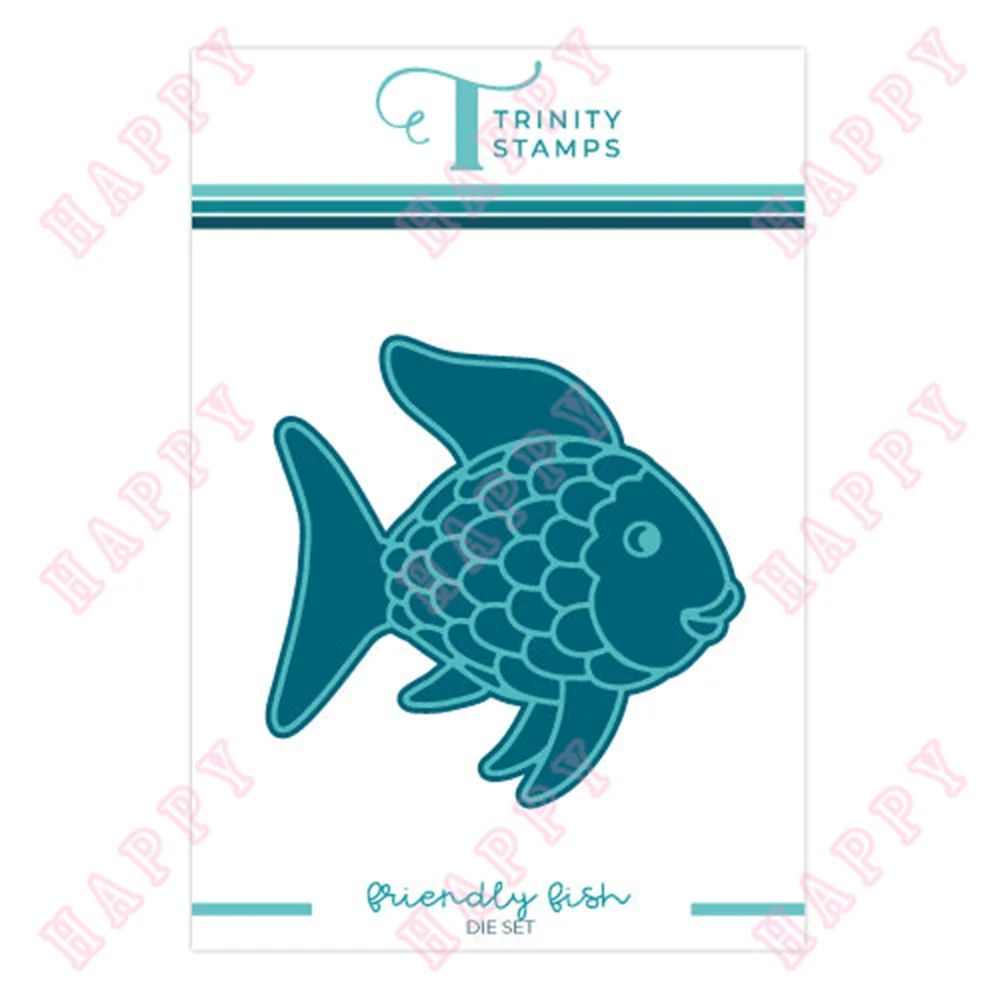 New Metal Cutting Dies Friendly Fish Decoration For DIY Scrapbook Diary Album Paper Template Greeting Card Embossing Handcraft
New Metal Cutting Dies Friendly Fish Decoration For DIY Scrapbook Diary Album Paper Template Greeting Card Embossing Handcraft