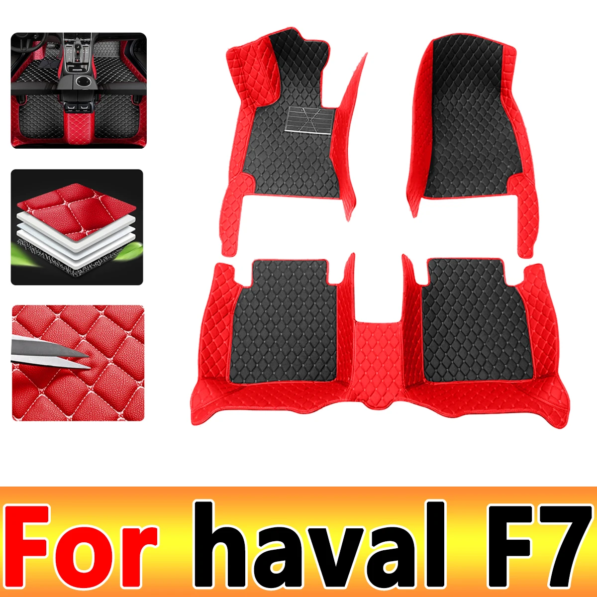 Car floor mats for haval F7 2019 2020 2021 Custom Auto Foot Pads Automobile Carpet Cover Interior Accessories
Car floor mats for haval F7 2019 2020 2021 Custom Auto Foot Pads Automobile Carpet Cover Interior Accessories