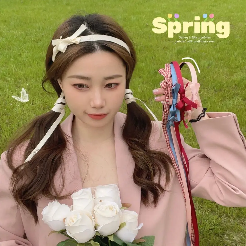 Headdress Head Wrap Non Slip Stripe Long Ribbon Lattice Tassel Women Hair Hoop Korean Hairband Balletcore Bow Headband Bowknot
Headdress Head Wrap Non Slip Stripe Long Ribbon Lattice Tassel Women Hair Hoop Korean Hairband Balletcore Bow Headband Bowknot