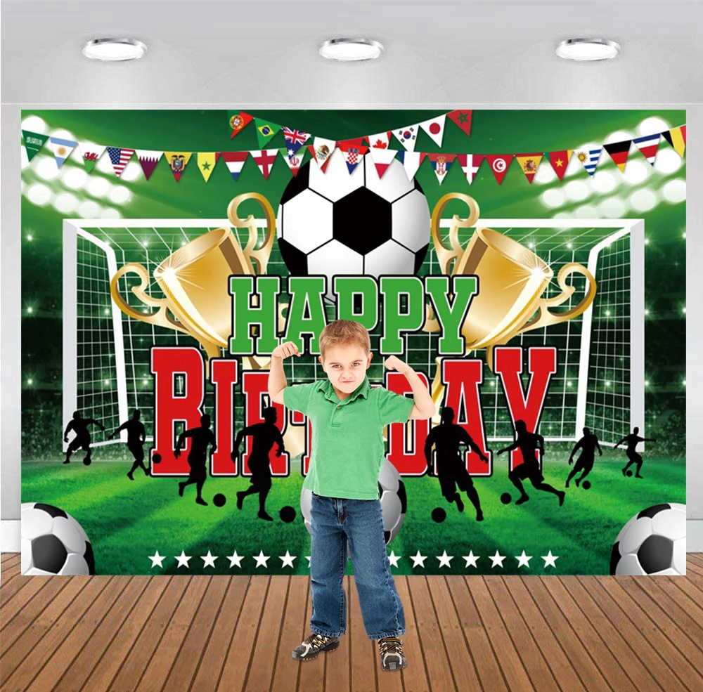 2023 New Football Backdrop for Birthday Smash Cake Decoration Boy Soccer Field Sports Poster Custom Background Banner Cover Prop
2023 New Football Backdrop for Birthday Smash Cake Decoration Boy Soccer Field Sports Poster Custom Background Banner Cover Prop