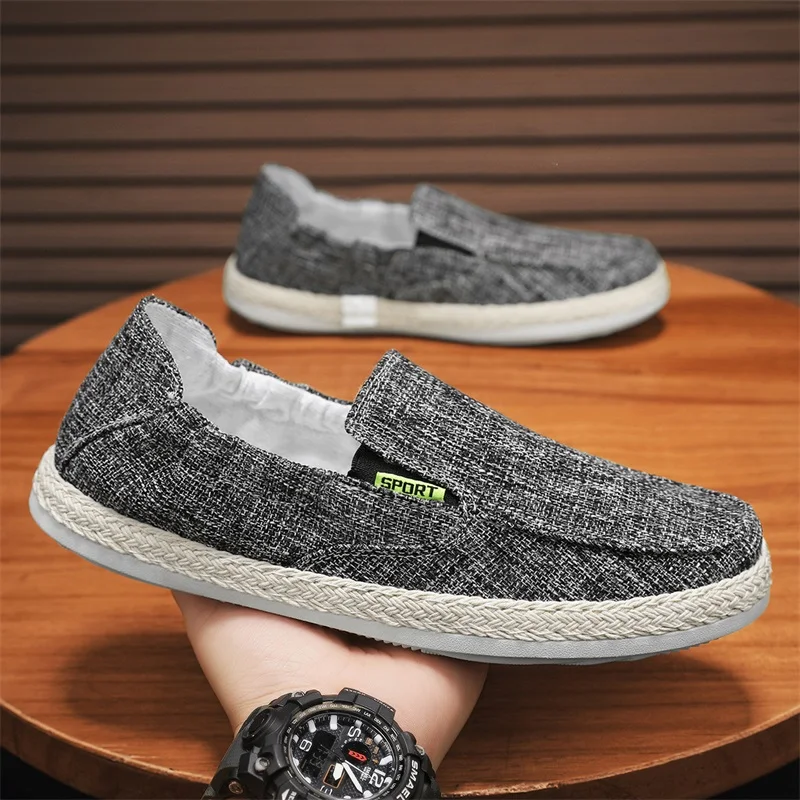 Men's Slip-on Canvas Shoes Casual Breathable Non-Slip Loafers Walking Shoes Fashion Lightweight Comfortable Sneakers for Male
Men's Slip-on Canvas Shoes Casual Breathable Non-Slip Loafers Walking Shoes Fashion Lightweight Comfortable Sneakers for Male