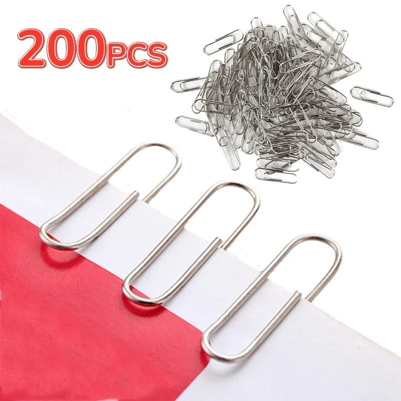 50/100/200PCS Mini Paperclips Antirust Reusable Document Photo Bookmark Binder Clip Office Accessories Paper Clips
50/100/200PCS Mini Paperclips Antirust Reusable Document Photo Bookmark Binder Clip Office Accessories Paper Clips