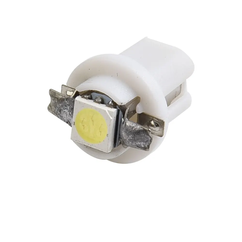 10Pcs Car LED Dashboard Dash Lamp T5 B8.5D 5050 SMD White Universal 12V DC 6000K Instrument Panel/Shifter Light
10Pcs Car LED Dashboard Dash Lamp T5 B8.5D 5050 SMD White Universal 12V DC 6000K Instrument Panel/Shifter Light