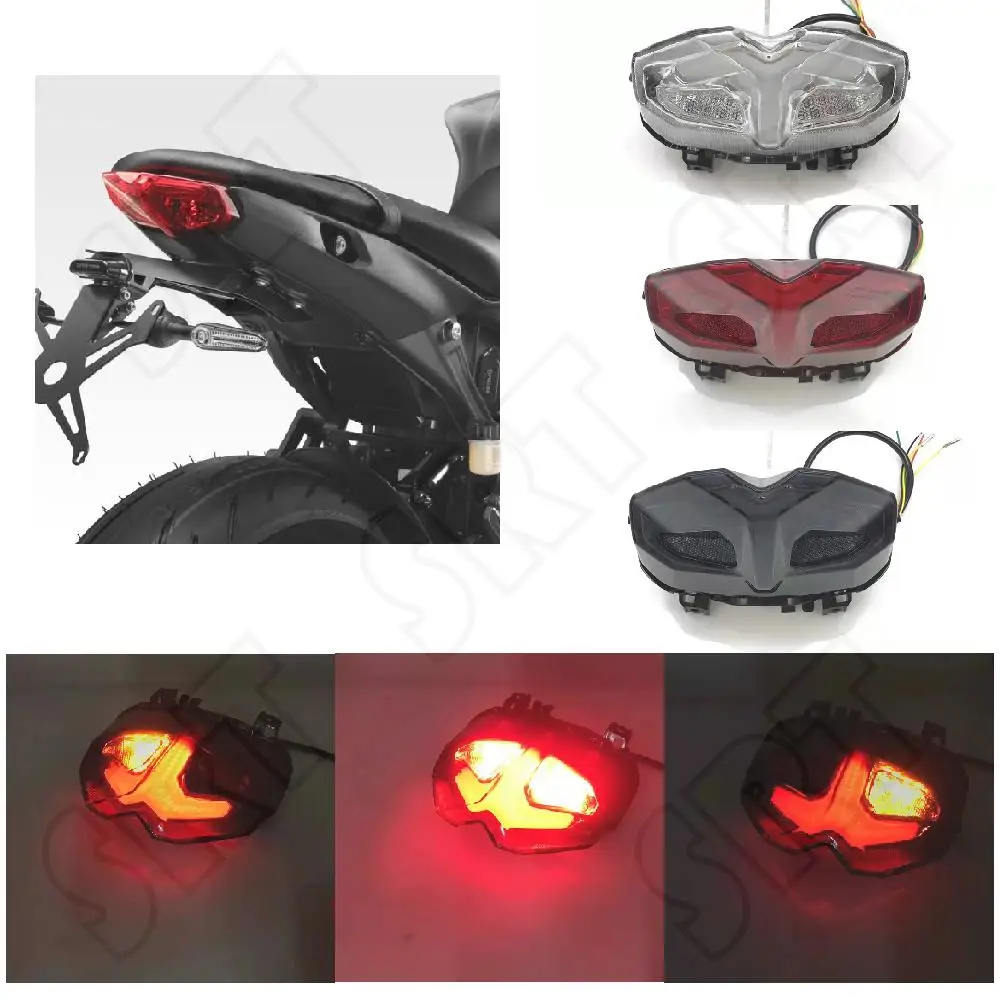 

Fits for Yamaha MT 09 MT09 ABS MT-09 SP FZ-09 2021-2023 Motorcycle LED Taillight Rear Brake Turn Signal Integrated Tail Lights