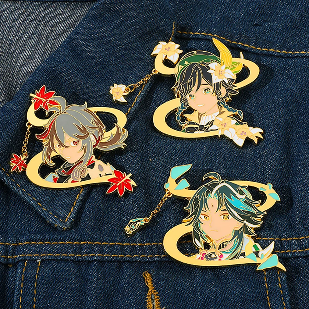 Impact Kaedehara Kazuha Xiao Venti Barbato Cosplay Costume Props Metal Badge Lapel Pin Alloy Backpack Brooch Accessories
Impact Kaedehara Kazuha Xiao Venti Barbato Cosplay Costume Props Metal Badge Lapel Pin Alloy Backpack Brooch Accessories