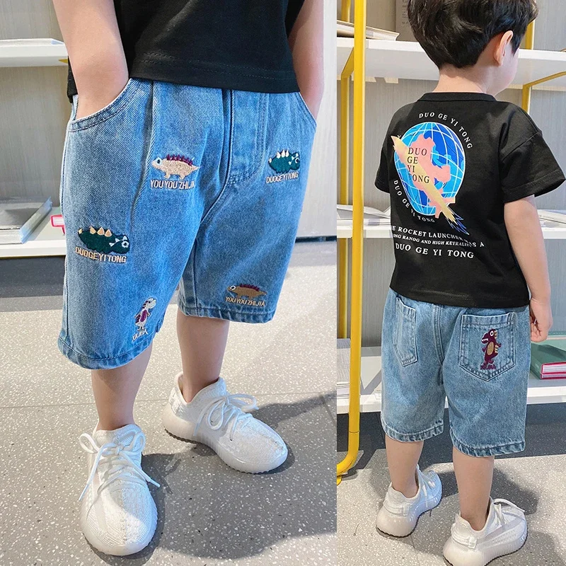 Baby Boys Shorts Casual Jeans Kids Clothes Summer Beach Short Pants 2-8 Years Clothing Boy's Loose Denim Shorts
Baby Boys Shorts Casual Jeans Kids Clothes Summer Beach Short Pants 2-8 Years Clothing Boy's Loose Denim Shorts