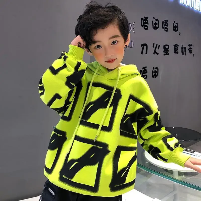 Teenage Boys Cotton Long-sleeved Warm Pullover Padded Top New Autumn And Winter Boys And Children Green Sweatshirt
Teenage Boys Cotton Long-sleeved Warm Pullover Padded Top New Autumn And Winter Boys And Children Green Sweatshirt