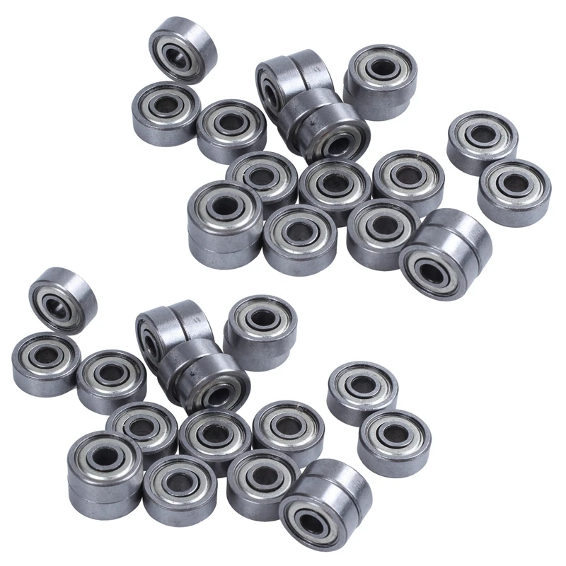 40 Pcs 624ZZ 4Mm X 13Mm X 5Mm Carbon Steel Shielded Radial Ball Bearings Deep Groove Ball Bearings
40 Pcs 624ZZ 4Mm X 13Mm X 5Mm Carbon Steel Shielded Radial Ball Bearings Deep Groove Ball Bearings