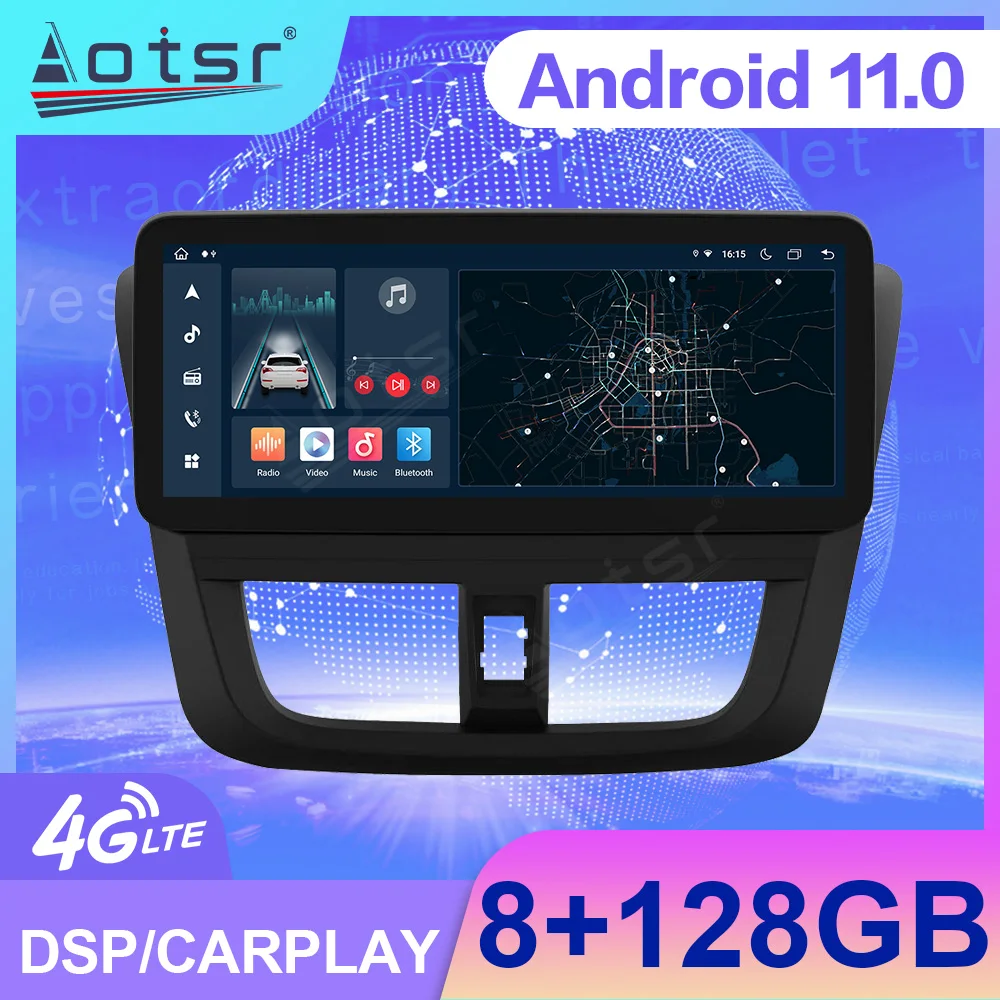 

Android 11 Car Radio For Toyota Vios/Yaris 2017 - 2021 GPS Auto Touch Screen Carplay Central Multimedia Player Stereo Head Unit