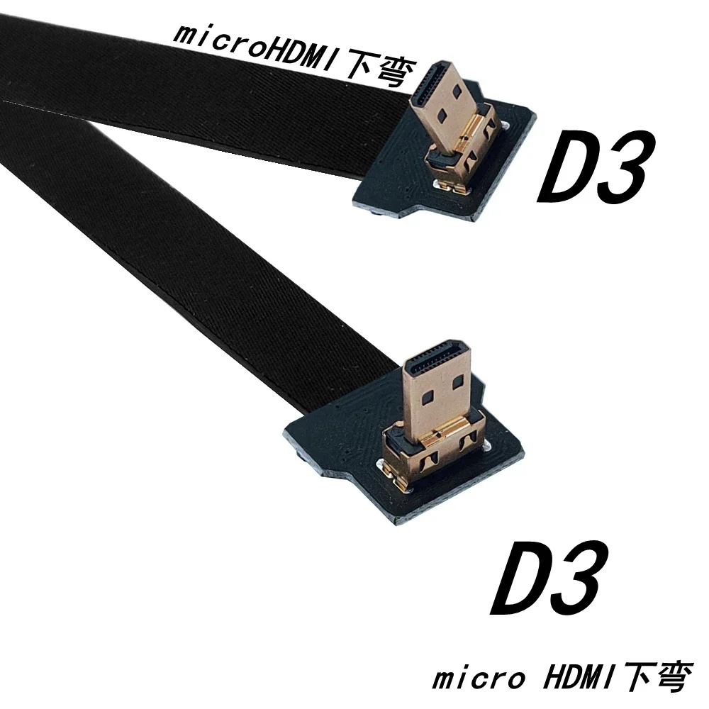 HDTV Compatible Cable Micro HD Down Angle Male to Mini HD FPC Flat Cable Multi-Rotor Aerial
HDTV Compatible Cable Micro HD Down Angle Male to Mini HD FPC Flat Cable Multi-Rotor Aerial