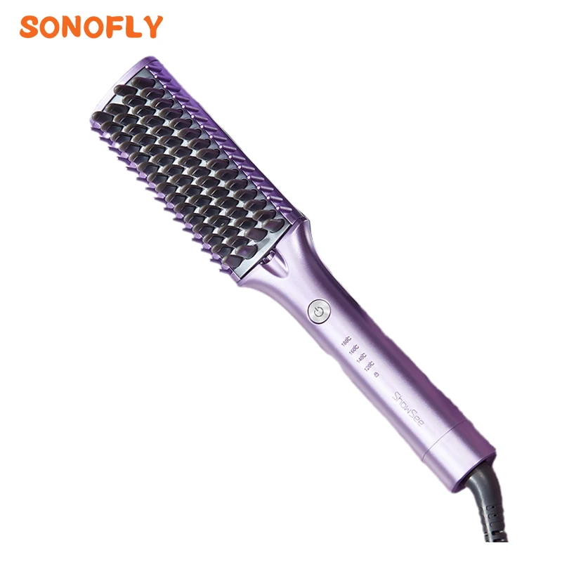 SONOFLY ShowSee Electric Ceramics Care Hair Straightener Comb Brush 4 Temperature Negative Ion Curling Iron Styling Tools E12
SONOFLY ShowSee Electric Ceramics Care Hair Straightener Comb Brush 4 Temperature Negative Ion Curling Iron Styling Tools E12