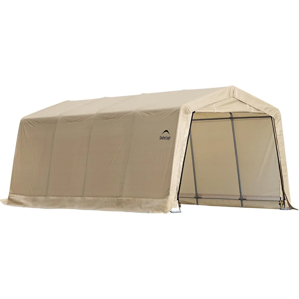 

Khaki 237.97x117.45x98.2 inch roof with steel frame and waterproof UV treated cover