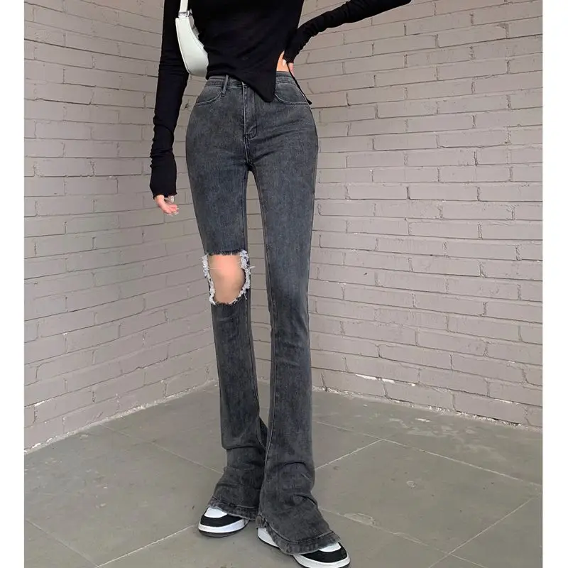 2022 Women's Pants Autumn New Fashion Broken Jeans Korean Version Handsome High Waist Personality Elastic Free Shipping
2022 Women's Pants Autumn New Fashion Broken Jeans Korean Version Handsome High Waist Personality Elastic Free Shipping