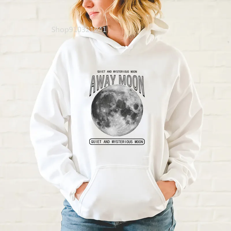 Women's Clothing Hoodies Sweatshirt Space Letter Away Moon Hoody Print Streetwear Tops Graphic Female Long sleeve Autumn Hoodie
Women's Clothing Hoodies Sweatshirt Space Letter Away Moon Hoody Print Streetwear Tops Graphic Female Long sleeve Autumn Hoodie